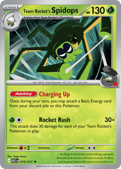 Team Rocket's Spidops
